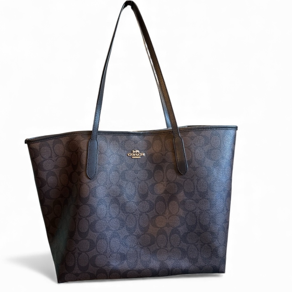 Coach City Tote Bag-EUC